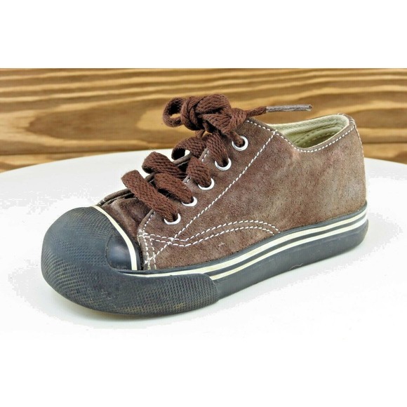 Morgan & Milo Toddler Boys 7.5 Medium Brown‎ Athletic Fabric - Picture 1 of 7